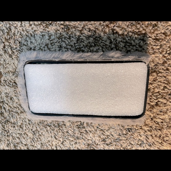 iPhone 12/12 Pro Case (Furry Grumpy Monster Face) - Picture 3 of 3